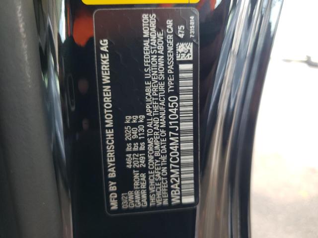Photo 10 from auction – 2021 BMW 230I with VIN WBA2M7C04M7J10450