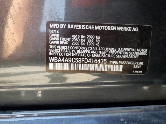 Photo 10 from auction – 2015 BMW 428 I GRAN with VIN WBA4A9C58FD416435
