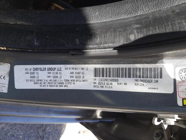 Photo 10 from auction – 2012 DODGE AVENGER SE with VIN 1C3CDZAB1CN285826