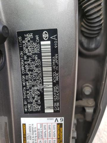 Photo 10 from auction – 2006 TOYOTA CAMRY LE with VIN JTDBE32K063061009
