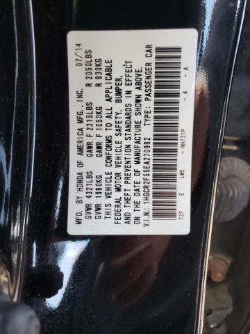 Photo 10 from auction – 2014 HONDA ACCORD SPO with VIN 1HGCR2F55EA270992