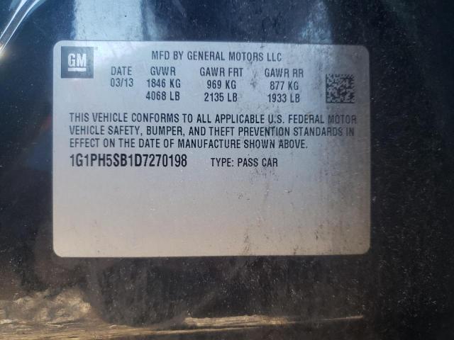 Photo 10 from auction – 2013 CHEVROLET CRUZE with VIN 1G1PH5SB1D7270198
