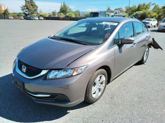 Photo 2 from auction – 2014 HONDA CIVIC LX with VIN 19XFB2F59EE238401