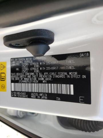 Photo 10 from auction – 2018 LEXUS NX 300 BAS with VIN JTJYARBZ9J2114534