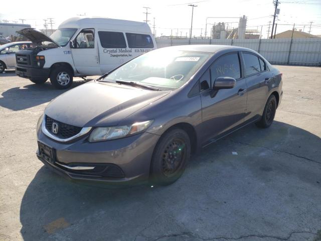 Photo 2 from auction – 2014 HONDA CIVIC LX with VIN 19XFB2F51EE248954