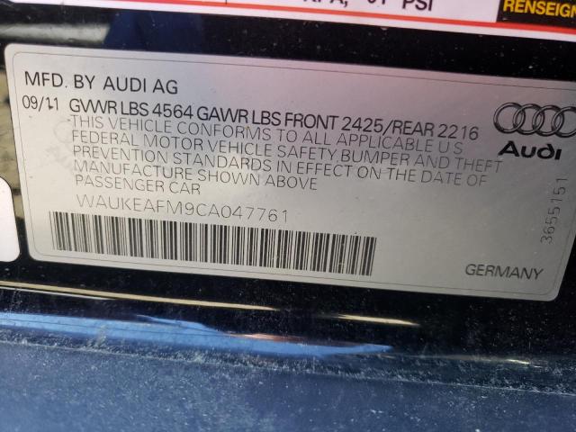 Photo 10 from auction – 2012 AUDI A3 PREMIUM with VIN WAUKEAFM9CA047761