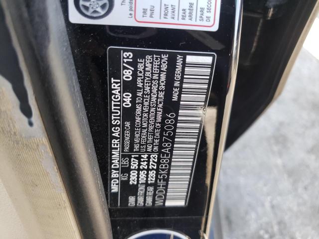 Photo 10 from auction – 2014 MERCEDES-BENZ E 350 with VIN WDDHF5KB8EA875086
