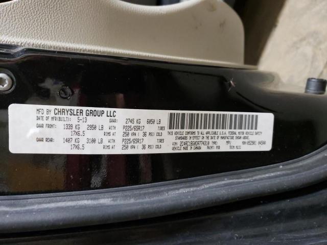 Photo 10 from auction – 2013 CHRYSLER TOWN & COU with VIN 2C4RC1BG0DR774310