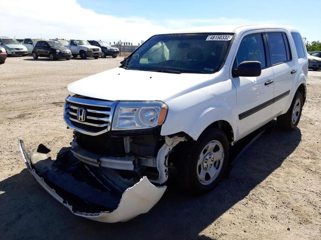Photo 2 from auction – 2015 HONDA PILOT LX with VIN 5FNYF3H20FB023670