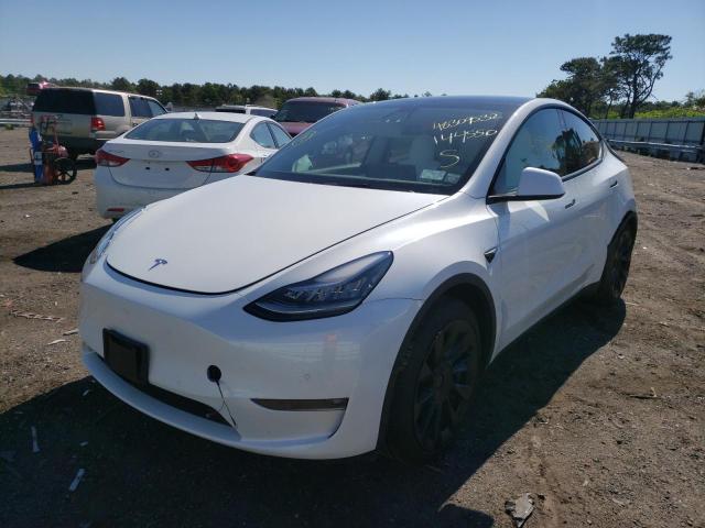 Photo 2 from auction – 2021 TESLA MODEL Y with VIN 5YJYGDEE5MF144550