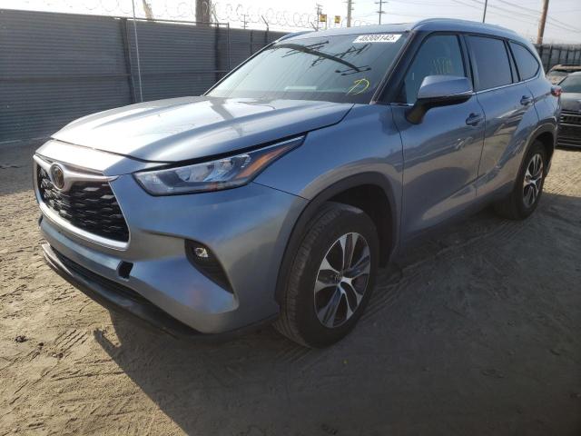 Photo 2 from auction – 2020 TOYOTA HIGHLANDER with VIN 5TDHZRAHXLS008321