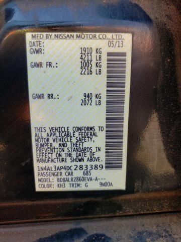 Photo 10 from auction – 2013 NISSAN ALTIMA 2.5 with VIN 1N4AL3AP4DC283389