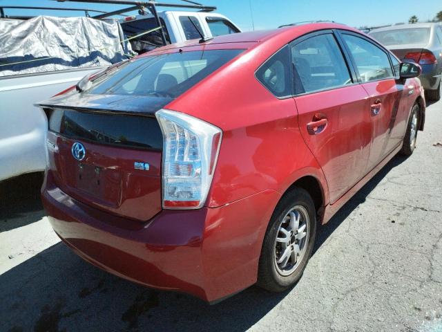 Photo 4 from auction – 2010 TOYOTA PRIUS with VIN JTDKN3DUXA0068252