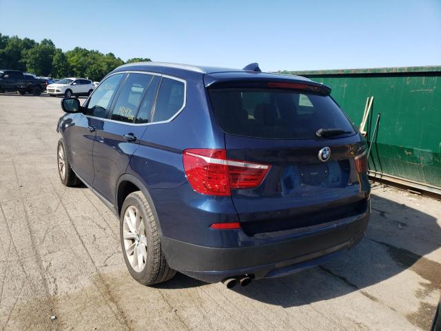 Photo 3 from auction – 2012 BMW X3 XDRIVE2 with VIN 5UXWX5C59CL725320
