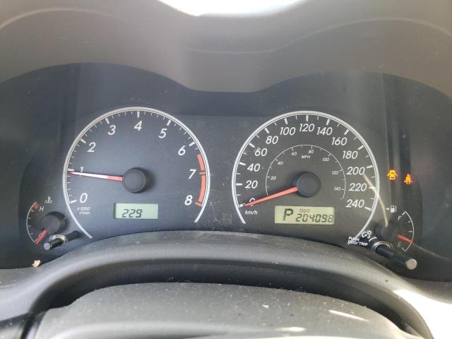 Photo 8 from auction – 2009 TOYOTA COROLLA BA with VIN 2T1BU40E69C072954