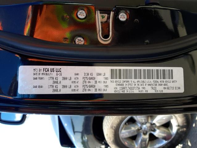 Photo 10 from auction – 2016 RAM 1500 SLT with VIN 1C6RR7LTXGS371734
