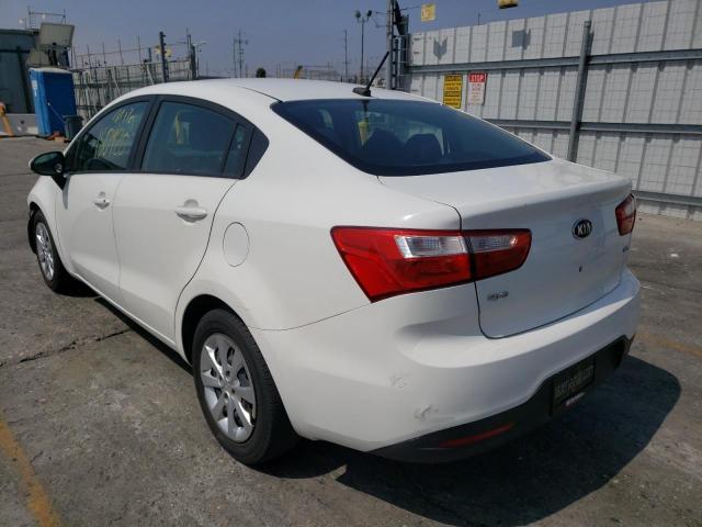 Photo 3 from auction – 2013 KIA RIO LX with VIN KNADM4A33D6256400