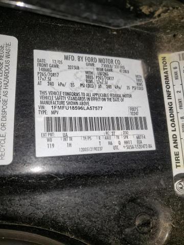 Foto 10 de la subasta – 2006 FORD EXPEDITION con VIN 1FMFU18596LA57577