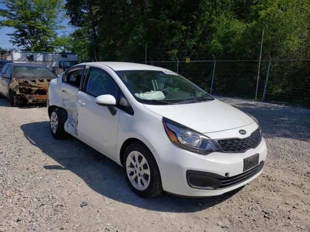 KIA RIO LX 2013 with VIN KNADM4A34D6127436 - Photo from auction