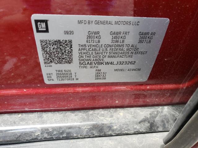 Photo 10 from auction – 2020 BUICK ENCLAVE PR with VIN 5GAEVBKW4LJ323262