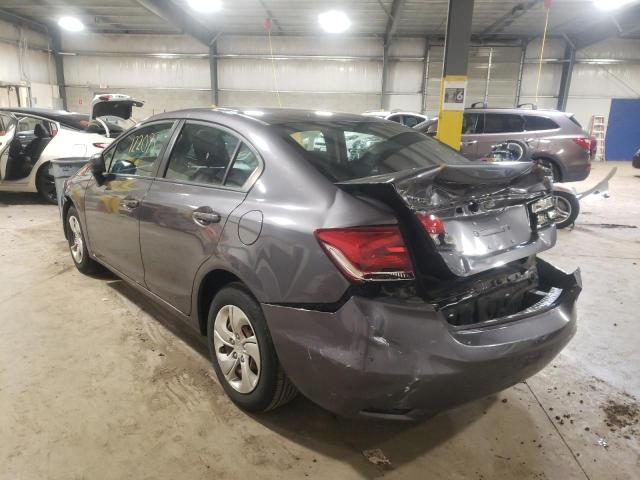 Photo 3 from auction – 2014 HONDA CIVIC LX with VIN 2HGFB2F51EH550749
