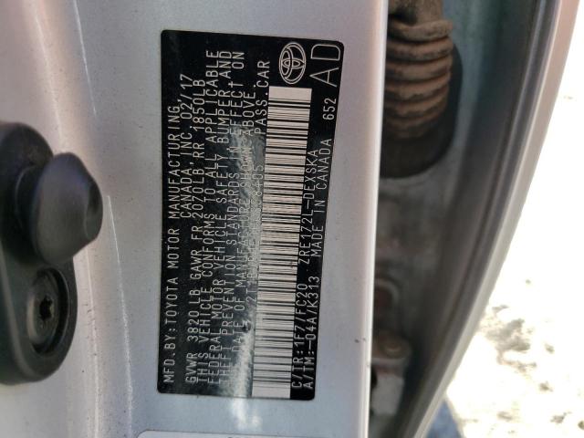 Photo 10 from auction – 2017 TOYOTA COROLLA L with VIN 2T1BURHE3HC858405