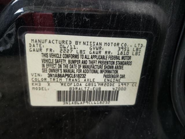 Photo 10 from auction – 2012 NISSAN SENTRA 2.0 with VIN 3N1AB6AP9CL618232