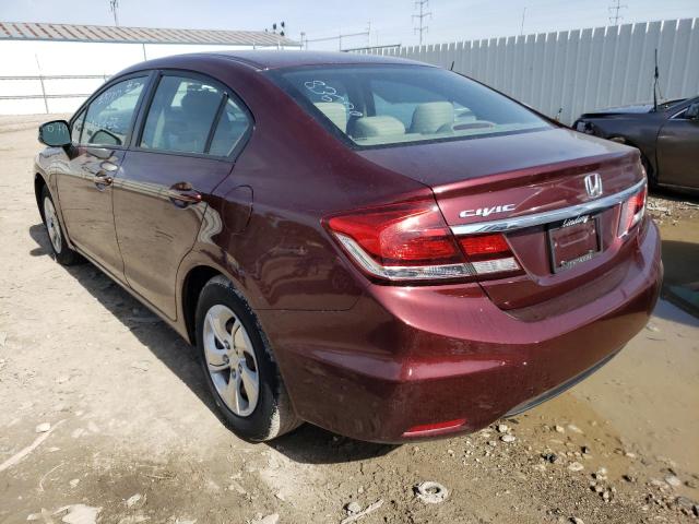 Photo 3 from auction – 2013 HONDA CIVIC LX with VIN 19XFB2F53DE083679