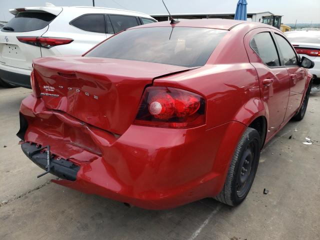 Photo 4 from auction – 2014 DODGE AVENGER SE with VIN 1C3CDZAB8EN110881
