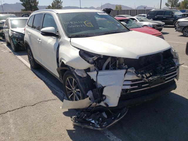 TOYOTA HIGHLANDER 2019 with VIN 5TDKZRFH3KS559557 - Photo from auction