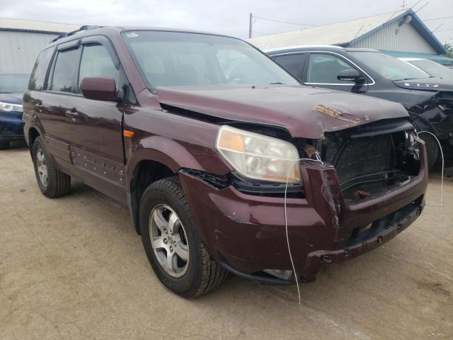 HONDA PILOT EXL 2007 with VIN 5FNYF18547B023672 - Photo from auction