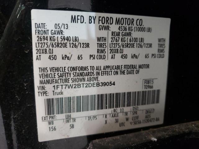 Photo 10 from auction – 2013 FORD F250 SUPER with VIN 1FT7W2BT2DEB39054