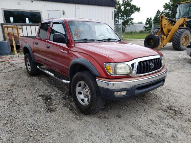 TOYOTA TACOMA DOU 2002 with VIN 5TEGN92N92Z125529 - Photo from auction