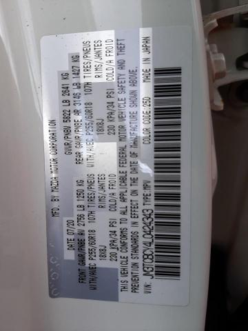 Photo 10 from auction – 2020 MAZDA CX-9 TOURI with VIN JM3TCBCY4L0424343