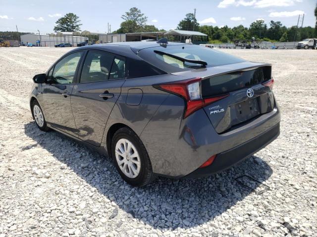 Photo 3 from auction – 2019 TOYOTA PRIUS with VIN JTDKARFU2K3070072