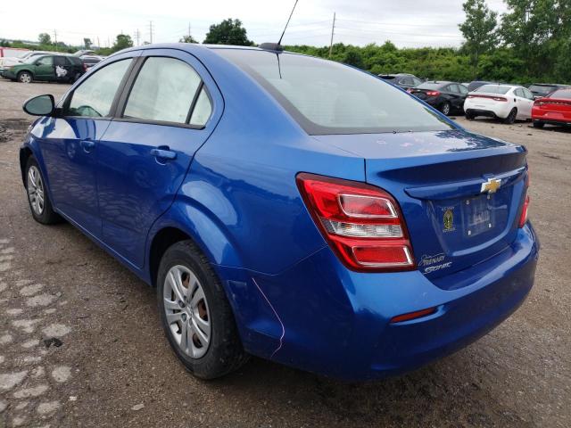 Photo 3 from auction – 2017 CHEVROLET SONIC LS with VIN 1G1JB5SHXH4149284
