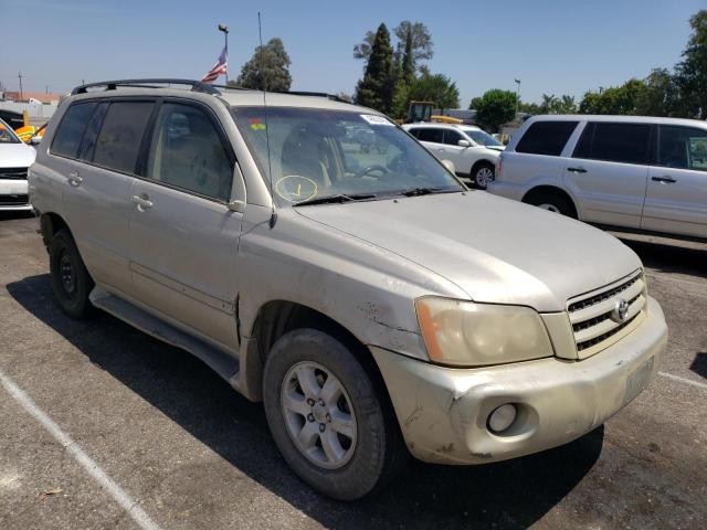 TOYOTA HIGHLANDER 2002 with VIN JTEGF21AX20049849 - Photo from auction
