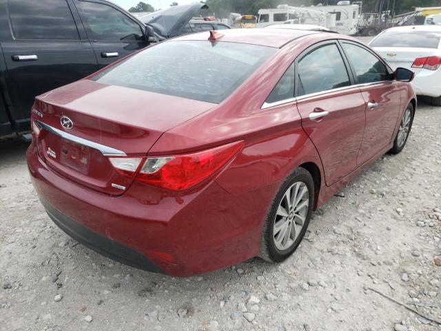 Photo 4 from auction – 2014 HYUNDAI SONATA SE with VIN 5NPEC4AC6EH841425