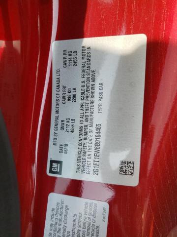 Photo 10 from auction – 2011 CHEVROLET CAMARO 2SS with VIN 2G1FT1EW6B9104465