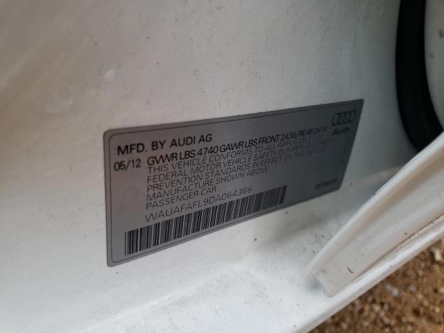 Photo 10 from auction – 2013 AUDI A4 PREMIUM with VIN WAUAFAFL9DA064366
