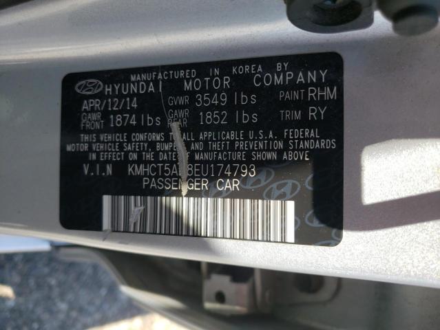Photo 10 from auction – 2014 HYUNDAI ACCENT GLS with VIN KMHCT5AE8EU174793