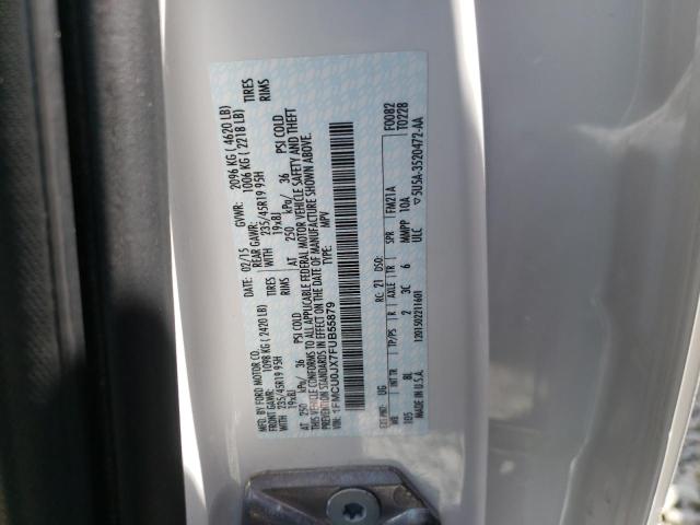 Photo 10 from auction – 2015 FORD ESCAPE TIT with VIN 1FMCU0JX7FUB55879