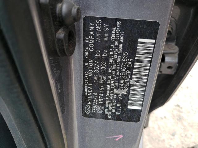 Photo 10 from auction – 2014 HYUNDAI ACCENT GLS with VIN KMHCT4AE3EU673835