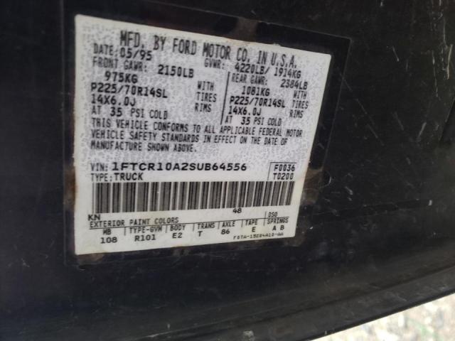Photo 10 from auction – 1995 FORD RANGER with VIN 1FTCR10A2SUB64556
