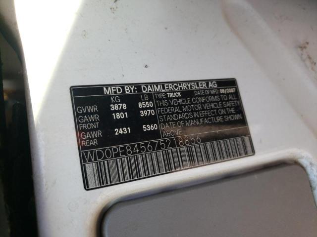 Photo 10 from auction – 2007 DODGE SPRINTER 2 with VIN WD0PE845675218856