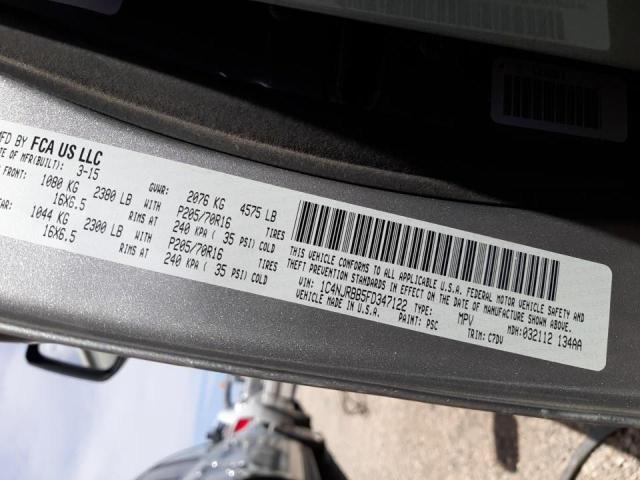 Photo 10 from auction – 2015 JEEP PATRIOT SP with VIN 1C4NJRBB5FD347122