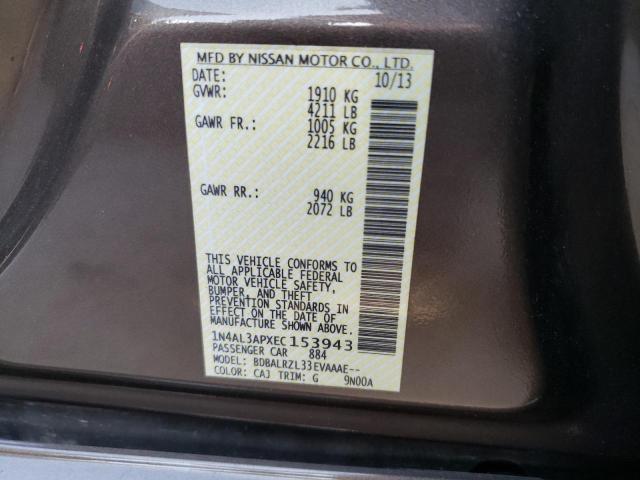 Photo 10 from auction – 2014 NISSAN ALTIMA 2.5 with VIN 1N4AL3APXEC153943