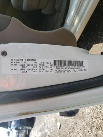 Photo 10 from auction – 2012 CHRYSLER TOWN & COU with VIN 2C4RC1BG5CR306572
