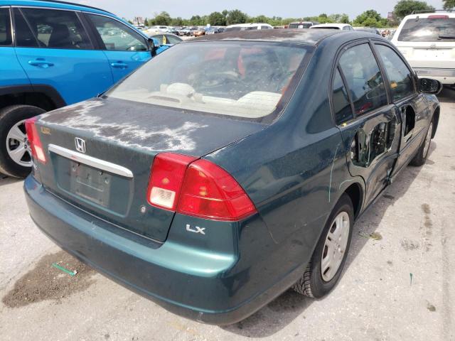Photo 4 from auction – 2002 HONDA CIVIC LX with VIN 2HGES16562H526707