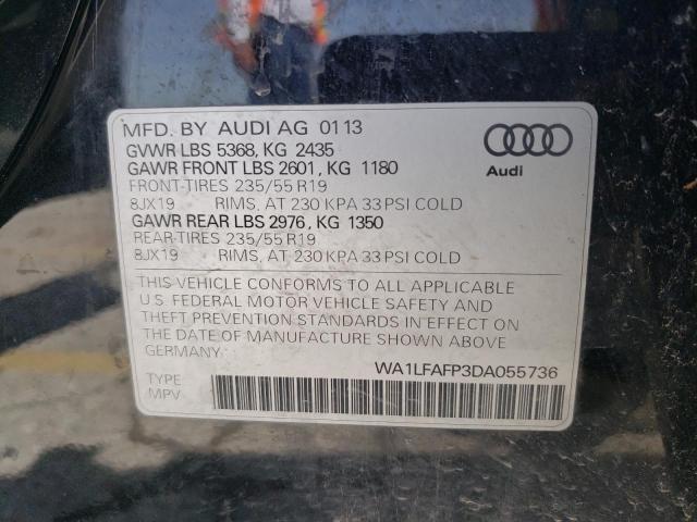 Photo 10 from auction – 2013 AUDI Q5 PREMIUM with VIN WA1LFAFP3DA055736